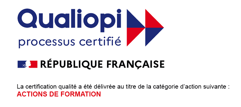 logo qualiopi avec action de formation 1